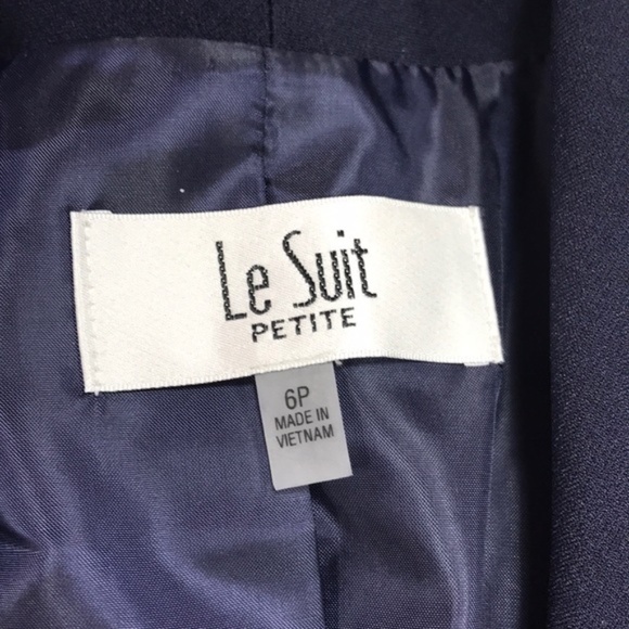Le Suit Petite Flare-Hem Blazer Suit - Picture 4 of 7
